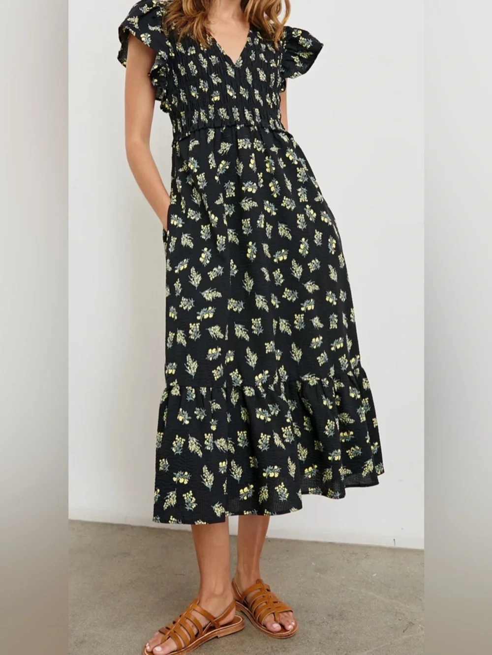 Rails floral Midi Dress - Picture 1 of 3